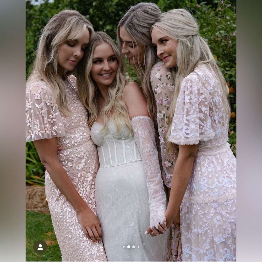 Emilana Short Sleeve Gown Needles and Thread